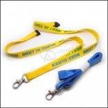 Wholesale custom Business Ribbon Imprinting/Imprinted Logo Custom Lanyard for Government