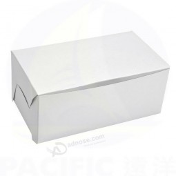Papel blanco cajas de carTón para alimenTos con impresión personalizada