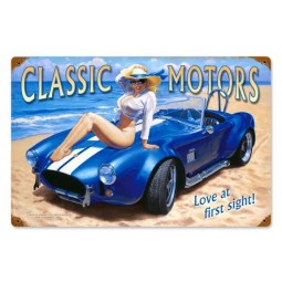 Classic Motors Shelby Tin Sign Competitive Price