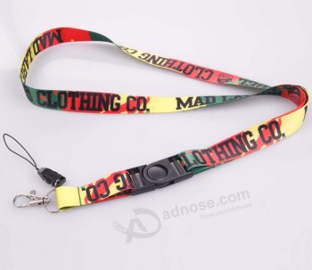 Fashion Design Colorful Polyester Neck Lanyards with Custom Logo