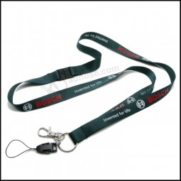 Wholesale Discount Price Personalized Nylon Lanyard with Lobster Hook.