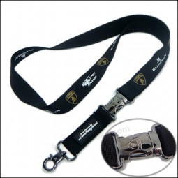 Wholesale Hot Sale Woven Label High GSM Nylon Lanyard for Commercial