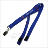 Wholesale Strong Custom Logo Pk Narrow Lanyard with Plastic Buckle.