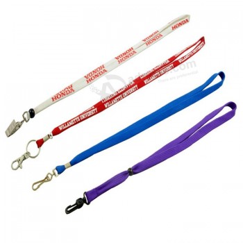 Wholesale Promotion Custom Logo Pk Narrow Lanyard with Metal Lobster Claw.