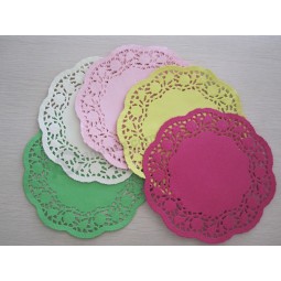 MulTi-Color doyles de papel/Blondas de papel para decoración de alimenTos