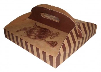 High Quality Handle Corrugated Paper Cardbaord Pizza Boxes
