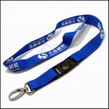 Wholesale Company Polyester Printed Logo Custom Lanyard Neck Strap for Employee