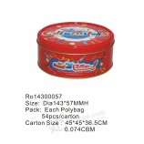 Food Tin Container with Printing Custom Artwork