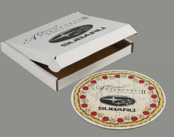 Caja de pizza carTbaord de papel corrugado impresión de alTa calidad colorida