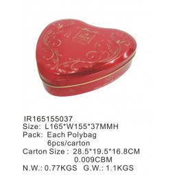 Heart Shape Chocolate/Candy/Biscuit/Tea/Wedding Gift Box