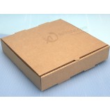간단한 갈색 종이 골 판지 cardbaord 피자 상자