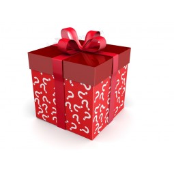 Cajas de regalo hechas a mano de papel arTesanal para el día de navidad
