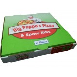 Colorful Printing Corrugated Paper Cardbaord Pizza Boxes