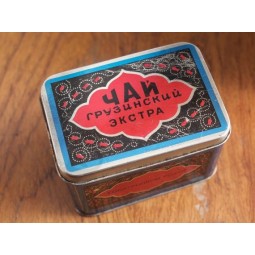 Metal Tea Tin Box with Custom Printing