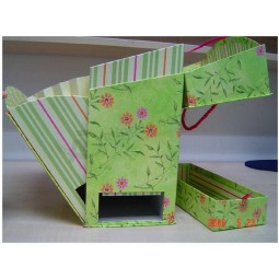 Caja de papel colorida hecha a mano con precio compeTiTivo