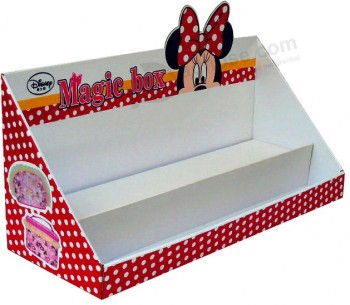 La caja de carTón de la eXhibición de papel de carTón para el regalo de la promoción de Disney