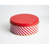 High Quality Round Tin Food Packing Box Wholesale