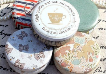 Custom Printing Handmake Cookies Round Tin Box
