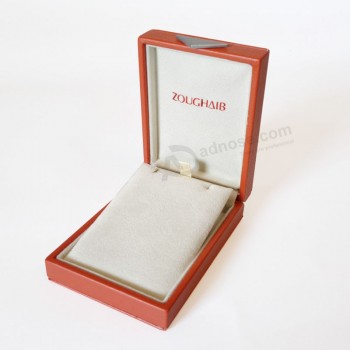 Caja de regalo de carTón de papel con bandeja de blisTer para collares