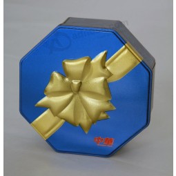 Custom Octagan Biscuit Tin Box/Chocolate Tin Box