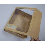 Pet Window Box/Brown Craft Paper Box with Wiindow