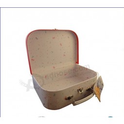 Eco Kraft Paper Suitcase Shape Gift Box with Custom Printing