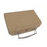 Eco Kraft Paper Suitcase Shape Gift Box with Custom Logo