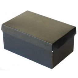 High Quality Black Color Shoes Box with Custom Printing