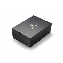 AlTo-Fine scaTola di scarpe ragid nera con sTampa personalizzaTa