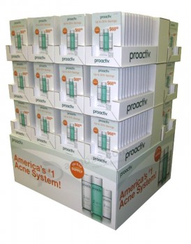 HoTsale colorida caja de carTón de paleTa de papel para cosméTicos