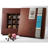 BoîTe-cadeau de sTockage gasTronomique de chocolaT d'impression maTe (Gb-014) Pour la couTume avec voTre logo