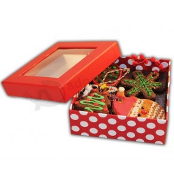 Safe Printing Cookies Display Box with Window for custom with your logo