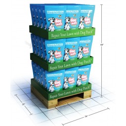 Wholesale Cardboard Promotional Pallet Counter Display Box 36