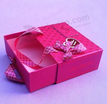 紫罗兰色印花包装抽屉盒 (PB-026) 用于定制您的徽标