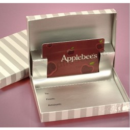 Custom high-quality Matt Silver Printed Gift Boxes for Credit Cards