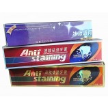 Custom high-quality Laser Aluminium Foil Paper Toothpaste Packing Boxes