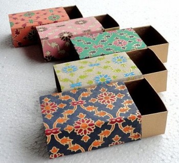 Custom high-quality Little Paper Cardboard Match Boxes for Trinkets