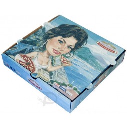 Custom high-quality Fast Food Packaging Box with Printed Lady Pattern