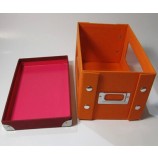 Custom high-quality New Foldable Rigid Paper Household Storage Box