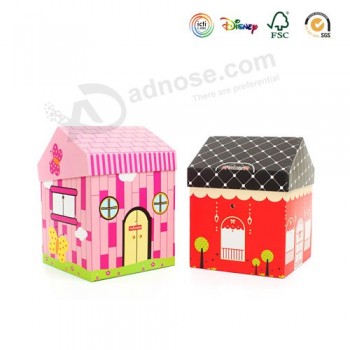 Wholesale custom high-quality Fresh House Shape Holiday Gift Packaging Box (PB-131)
