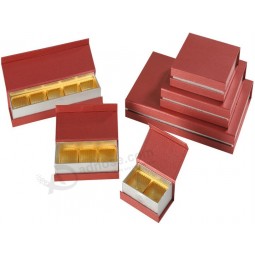 Wholesale custom high-quality Red Graining Paper Package Pill Boxes with Blisters