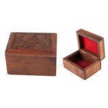 Boîte de savon en bois de haute qualité faite sur Commande avec le Couvercle de gravure de laser