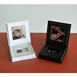 Wholesale custom high-quality Splendid USB Folio Gift Box with Picture Frame