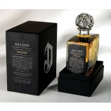 Caja de fragancia negra personalizada clásica de alta calidad