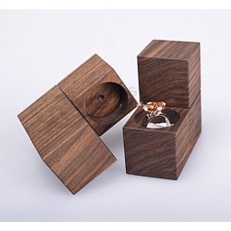 Custom high quality Blocks Shape Wooden Perfume Storage Box with your logo