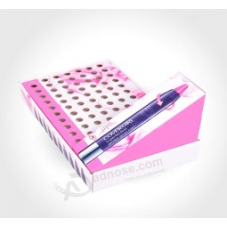 Fashion Printed Paper Lipsticks Display Box for custom with your logo