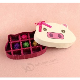 Cute Pig Printing Paper Candy Box for custom with your logo