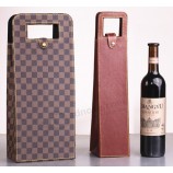 Wholesale custom high-end Leather Wine Handbags (PA-027)