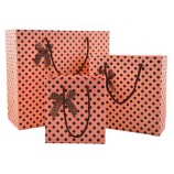 Wholesale custom high-end Pink Dress Packaging Bags for Fashion Shops (PA-037)