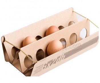 Commercio all'ingrosso di alta personalizzato-Fine scatola di Confezionamento uovo kraft a buon mercato